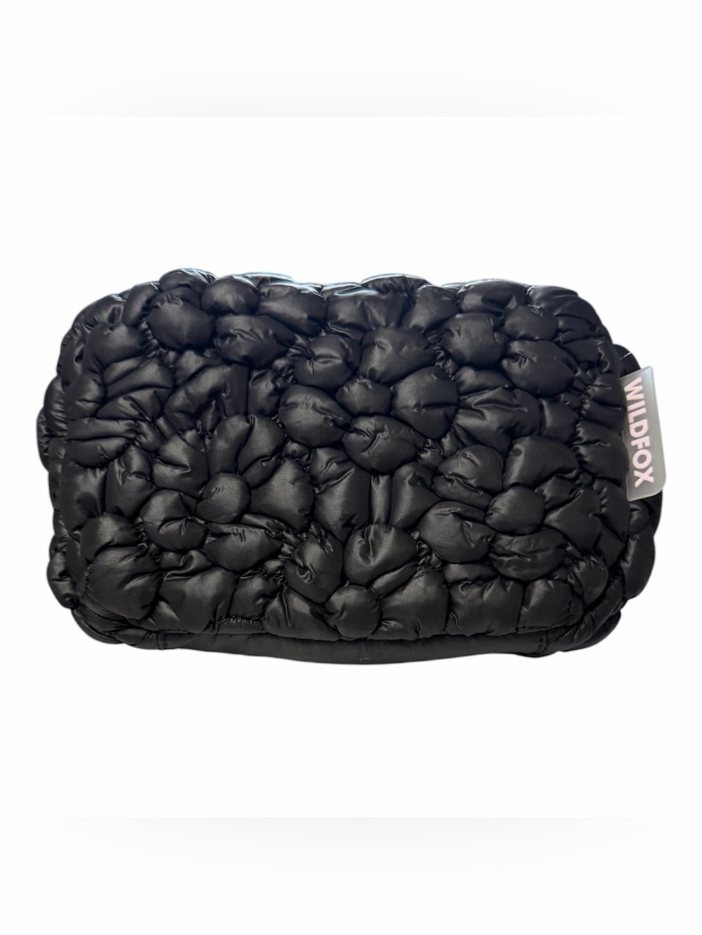 Wildfox Black Floral Textured Crossbody Bag nwt